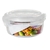 Pote Vidro Hermético Redondo Tampa Plastico - comprar online