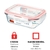 Kit 2 Potes De Vidro Herméticos Retangular 370ml - comprar online