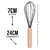 Batedor de Ovos Fue Silicone Bambu 32cm na internet