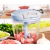 Triturador E Processador Manual De Alimentos 5 Lâminas 900ml na internet
