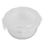 Conjunto 12 Potes Herméticos de Vidro Redondo Tampa Plástico 620ml - Liquida Mix