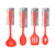Kit Utensílios de Cozinha Em Silicone 4 Peças Grandes Concha, Colher, Espátula e Pegador de Massa - comprar online