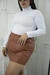 POLLERA CON SOLAPAS CAMEL - comprar online