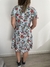 VESTIDO CRUZADO FLORES CELESTE en internet