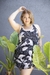 VESTIDO REMERON MUSCULOSO CON LAZO FLORES