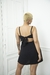 VESTIDO CREPE ANUDADO EN ESPALDA NEGRO en internet