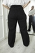 WIDE LEG CON MEDIO FRUNCE EN CINTURA NEGRO - comprar online