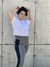 PESCADORA CON TIRA JASPEADA GRIS en internet