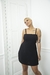 VESTIDO CREPE ANUDADO EN ESPALDA NEGRO - KalaBaza