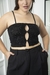TOP PARTY SHINE NEGRO - comprar online