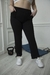 PANTALÓN CON TIRAS NEGRO