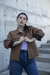 CHAQUETA CUERINA CAMEL