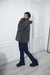 MAXI HOODIE CON PIEL TOPO - KalaBaza