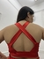 TOP CRUZADO SATEN ROJO en internet