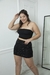 MINI CON TUL GLITTER NEGRA