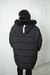 Imagen de MAXI CAMPERON PUFFER CON PIEL NEGRO