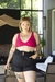 SHORT MOM CON FRUNCE EN CINTURA NEGRO