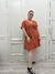 VESTIDO CRUZADO CREPE NARANJA - comprar online