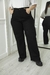 WIDE LEG CON MEDIO FRUNCE EN CINTURA NEGRO