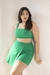 SHORT POLLERA CRUZADO VERDE en internet