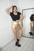 MINI SIMIL CUERO SHINE DORADA