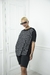 REMERON ALGODON LUNARES NEGRO
