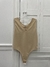 BODY CON ARANDELA BEIGE