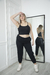 JOGGER GABARDINA CON PUÑO NEGRO