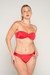 Soutien armani liso vermelho e Calcinha flora liso vermelho - comprar online