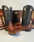 Bota Texana Masculina em Couro Bovino Tribal Estilizada em Avestruz - comprar online