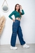 Wide-Leg Multicargo Azul en internet