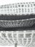 BOLSA QUEEN CROCO CINZA - loja online