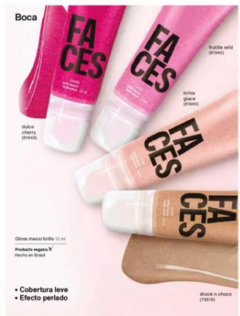 Gloss Maxxi Brillo Faces Frutilla Wild 12ml en internet
