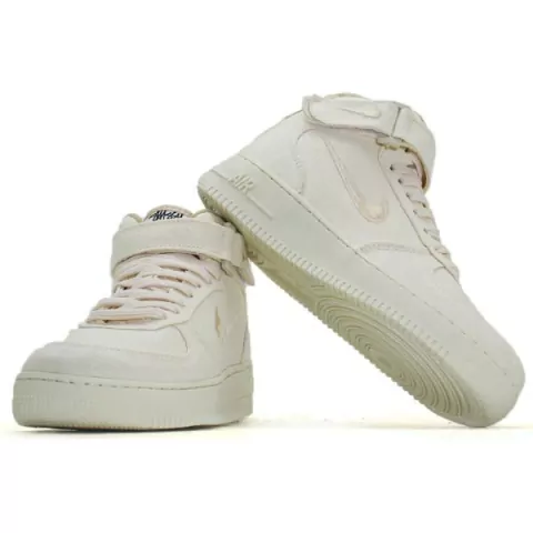 Nike AF1 Mid x Stussy Fossil Feminino