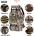 Mochila tático militar camuflada 80L impermeável - loja online