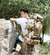 Mochila tático militar camuflada 80L impermeável