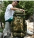 Mochila tático militar camuflada 80L impermeável