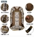 Mochila tático militar camuflada 80L impermeável - Barzilai