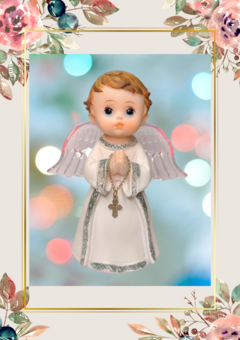 ANGEL BLANCO ALAS C/LUZ 14CM - tienda online