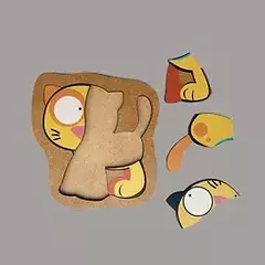 ROMPECABEZA DE MADERA ANIMALES - tienda online