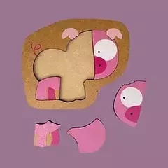 ROMPECABEZA DE MADERA ANIMALES - APOS STAR