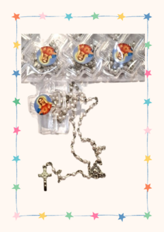 ROSARIO EN CAJA CRUZ PERLAS CHICAS - comprar online