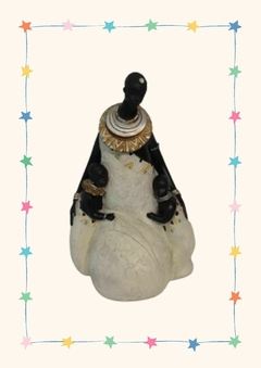 AFRICANA C/ 2 NIÑOS 19CM