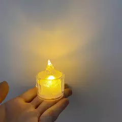 VELA LED TRANSPARENTE 5 CM CAJA X 24 UNIDADES en internet