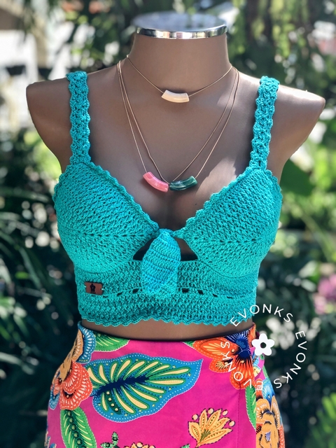 CROPPED CROCHÊ BELLA