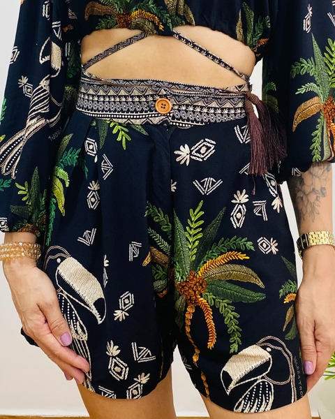 SHORT VISCOSE - BELEZA TROPICANA