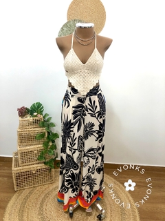 CROPPED CROCHÊ LARY - EVONKS OFICIAL 