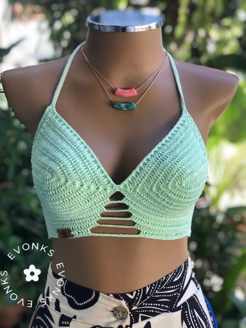 CROPPED CROCHÊ FÊNIX