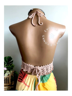 CROPPED CROCHÊ SELENA - EVONKS OFICIAL 