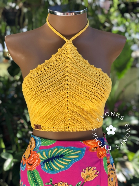 CROPPED CROCHÊ SOLARE